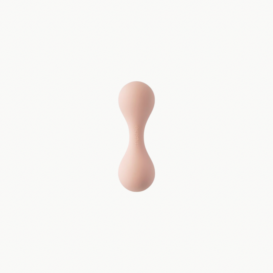 Silicon Baby Rattle Blush