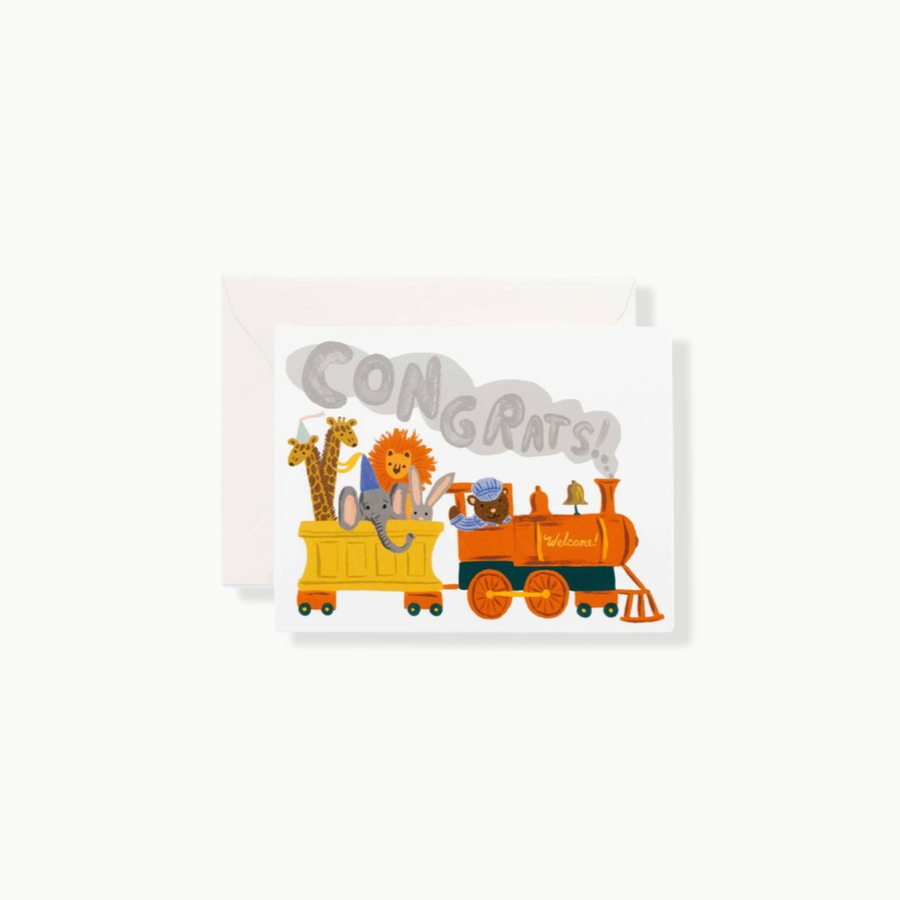 Greeting Card Little Engine