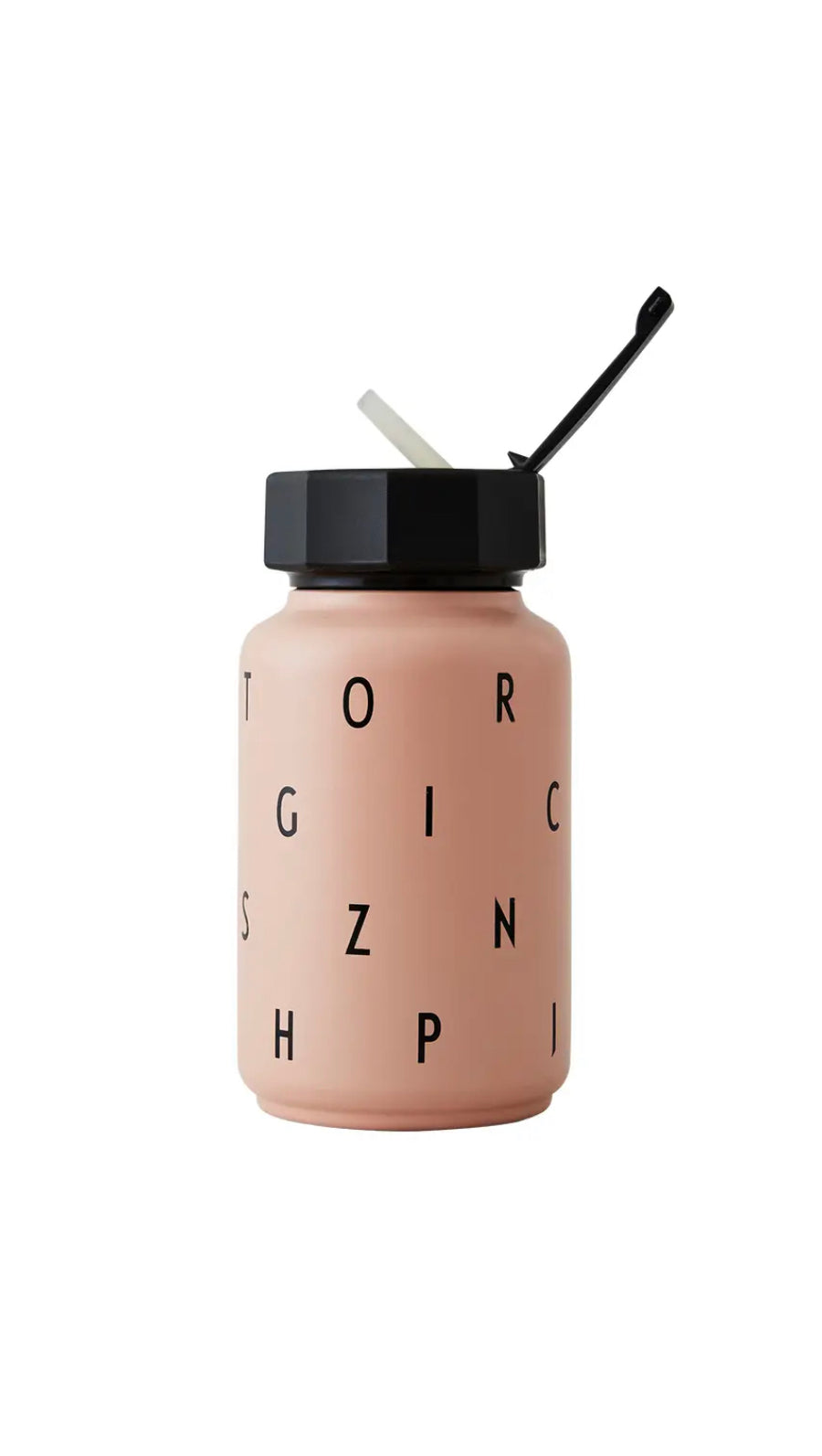 Insulated Water Bottle With Straw Pink