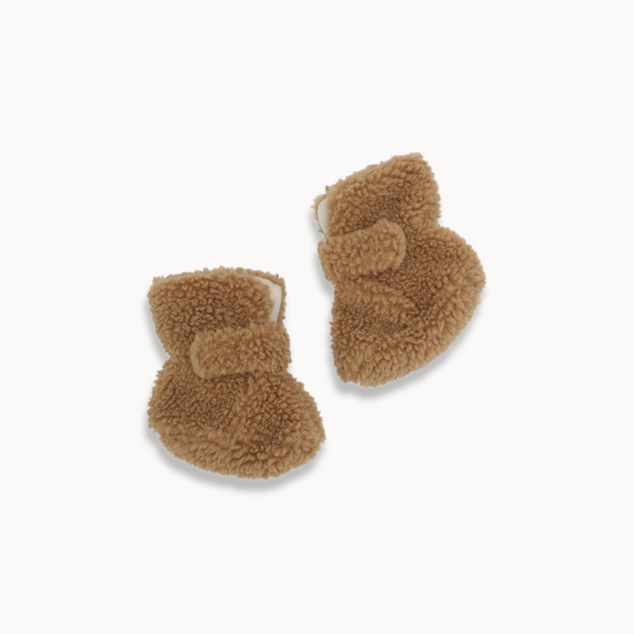 Grizzly Baby Booties Caramel