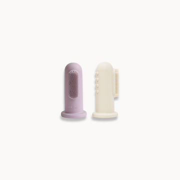 Finger Toothbrush Lilac/Ivory