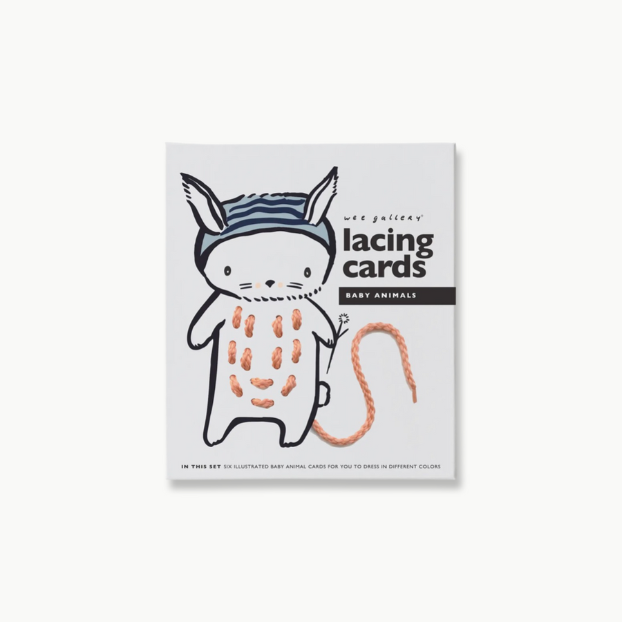 Lacing Cards Baby Animals