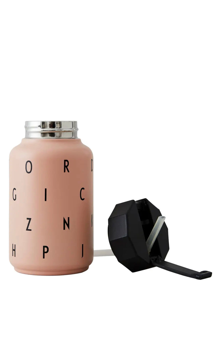 Insulated Water Bottle With Straw Pink