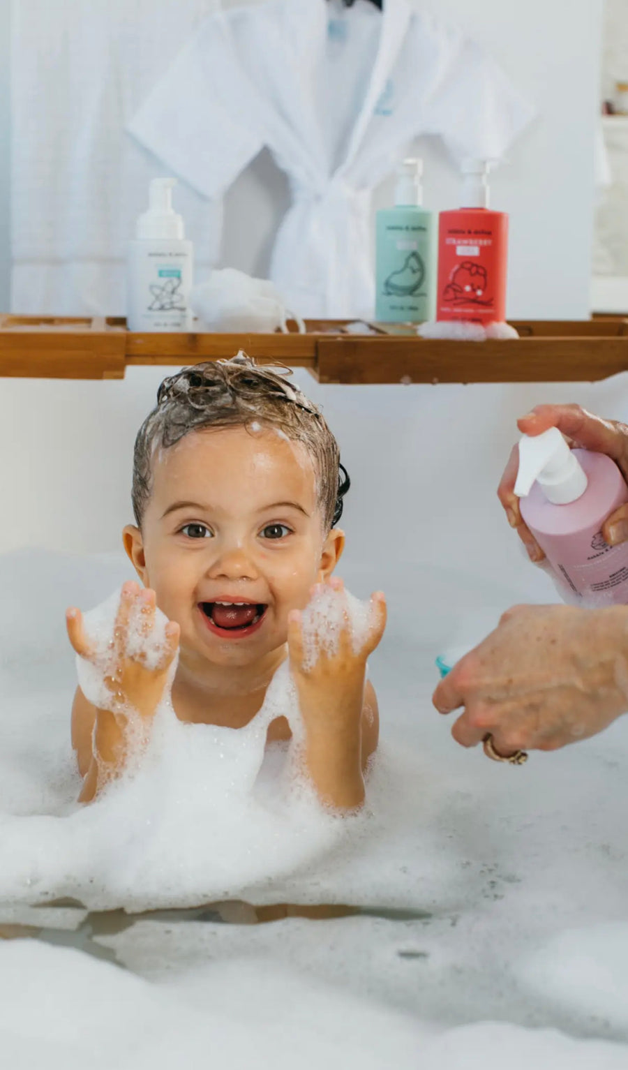 Shampoo + Bubble Bath + Body Wash Coconut