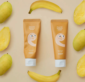 Natural Colour Face Paint Clay Mask Banana + Mango