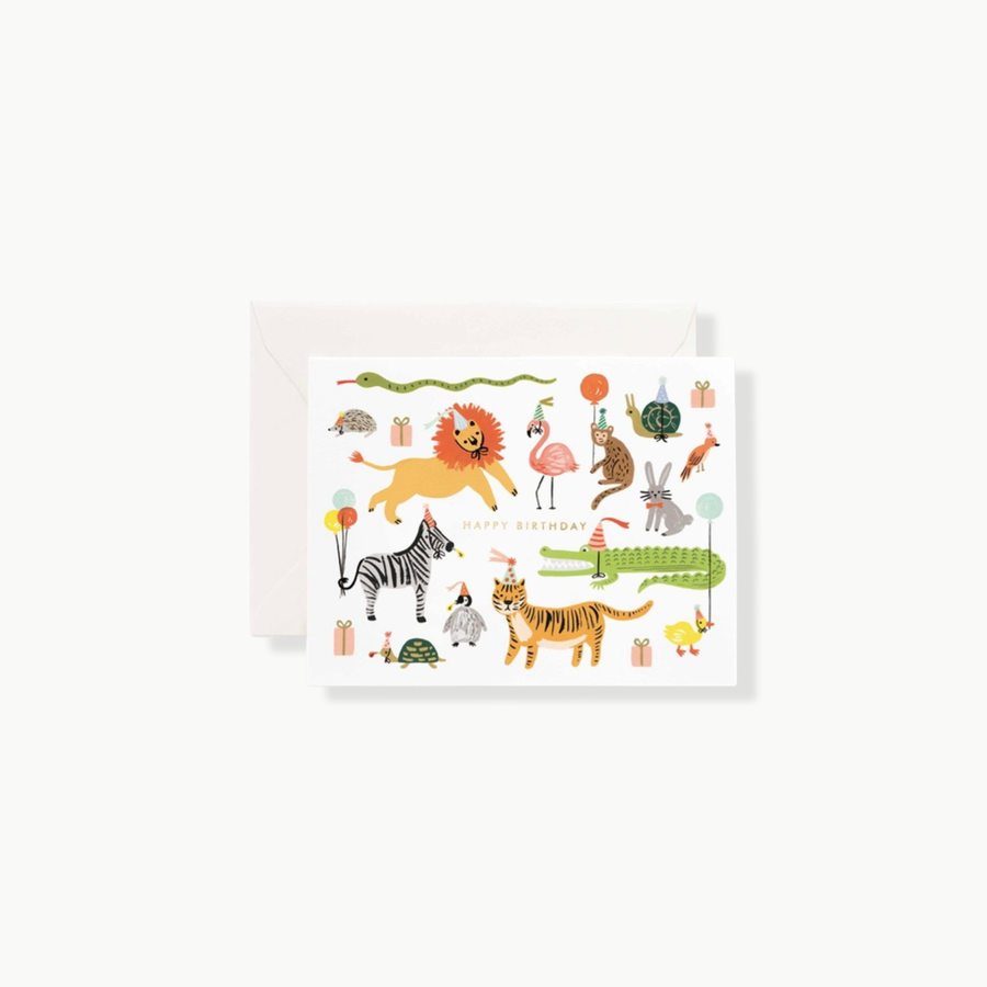 Greeting Card Party Animals