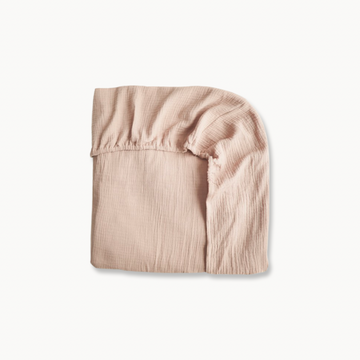 Extra Soft Muslin Crib Sheet Blush