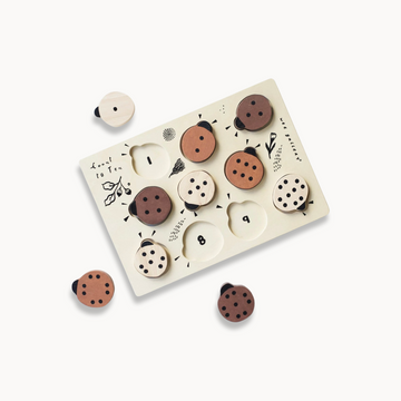 Wood Tray Puzzle Ladybugs Count To Ten