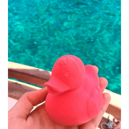 Bath Toy Duck Pink